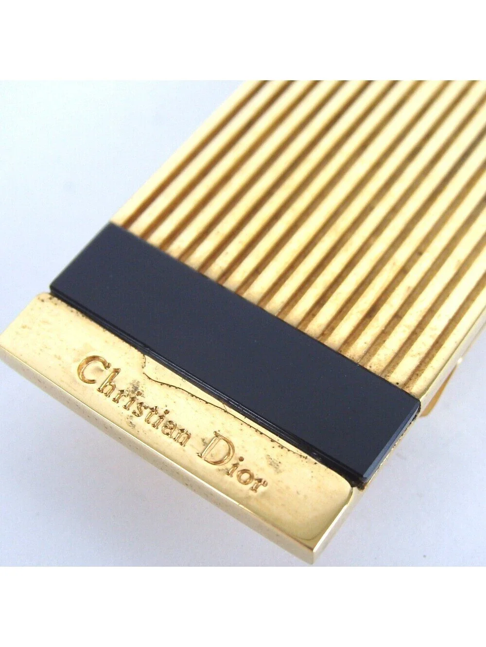 Authentic ChristianDior Money Clip metal[Used]